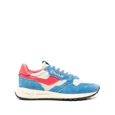 Autry Reelwind Panelled Sneakers In Blau