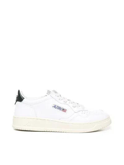 Autry Sneakers Medalist In Cowskin In White