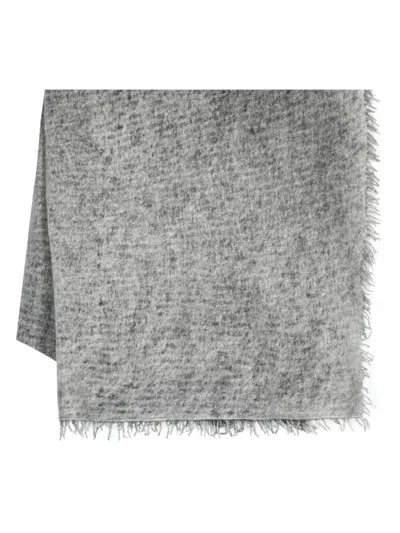 Avant Toi Cashmere Scarf 185x90 In White