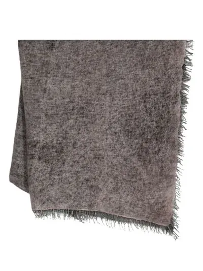 Avant Toi Cashmere Scarf 185x90 In Brown