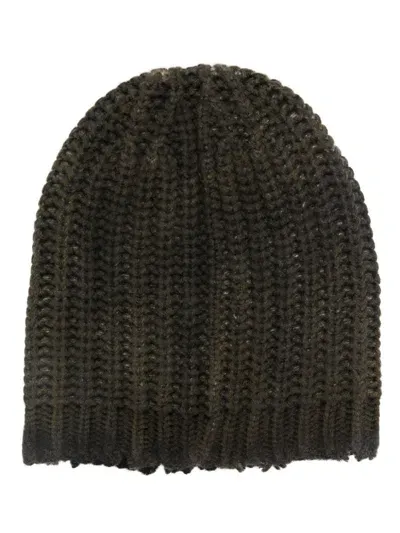 Avant Toi Dessert Moss Beanie In Marrón