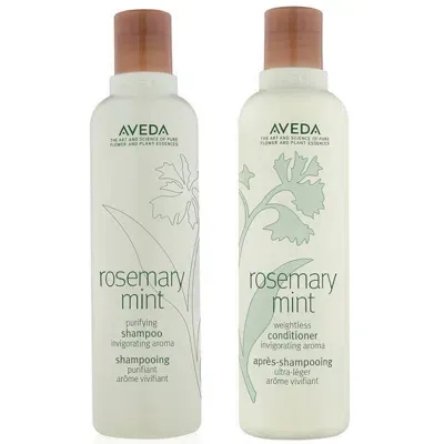 Aveda Rosemary Mint Duo- Shampoo & Conditioner In White