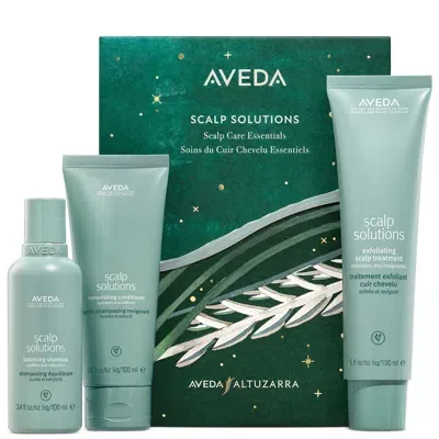 Aveda Scalp Solutions Exfoliating And Balancing Essentials In White