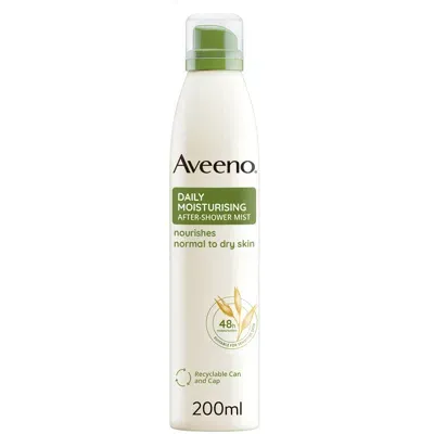 Aveeno Daily Moisturising After Shower Mist Spray 200ml In White