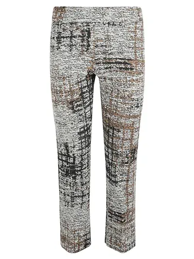 Avenue Montaigne Stretchy Leo Pants With Abstract Pattern In Multicolour