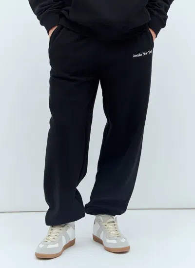 Awake Ny Serif Track Pants In Black