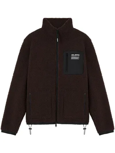 Axel Arigato Billy Fleece Jacket In Brown