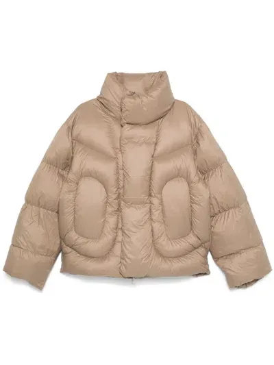 Axel Arigato Puff Puff Jacket In Brown