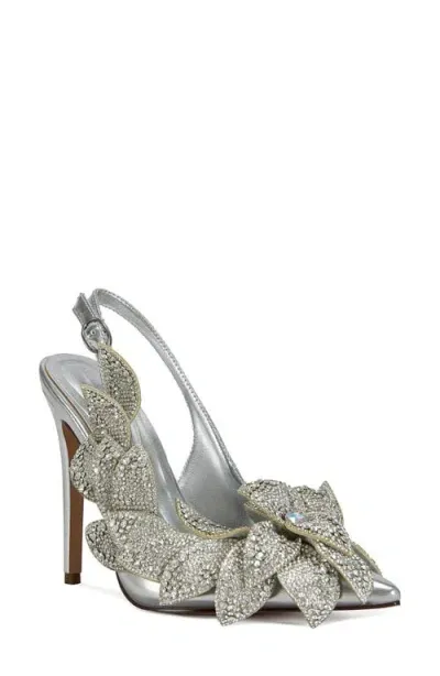 Azalea Wang Weatherly Slingback Pump In Silver