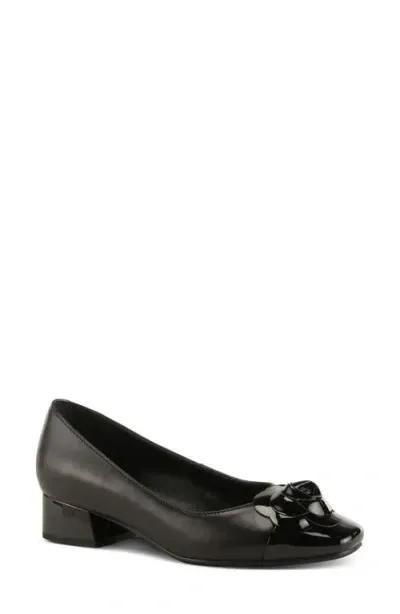 Azura By Spring Step Angelinite Cap Toe Pump In Black