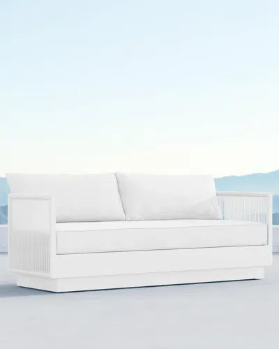 Azzurro Living Porto 3-seat Sofa With Polar Cushion In White