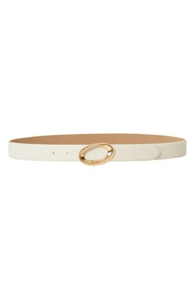 B-low The Belt Gracie Leather Belt In Gesso Gold