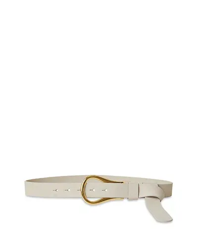 B-low The Belt Women's Ryder Wrap Leather Belt In Ivory/gold