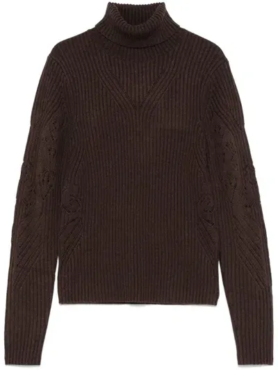 Ba&sh Aron Sweater In Brown