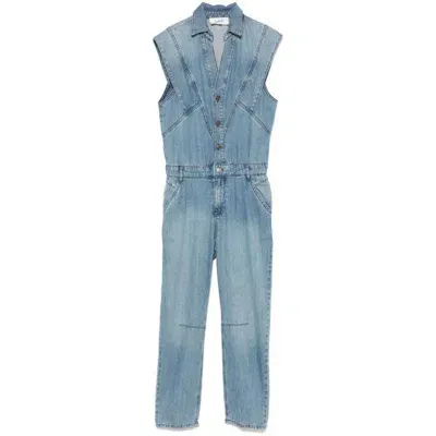 Ba&sh Figo Jumpsuit In Light Used Blue