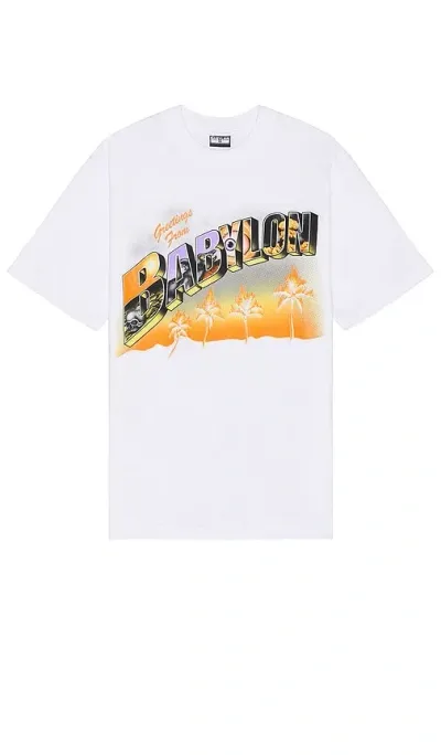 Babylon Greetings T-shirt In 白色