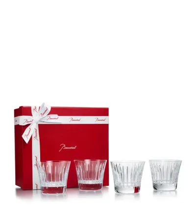 Baccarat 175 Anniversary Edition Set Of 4 Symphony Tumblers In Clear