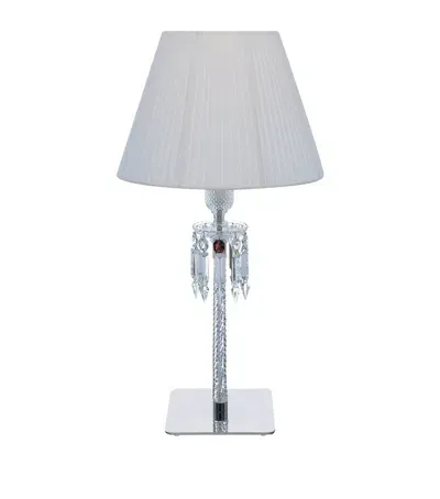 Baccarat Torch Table Lamp In White