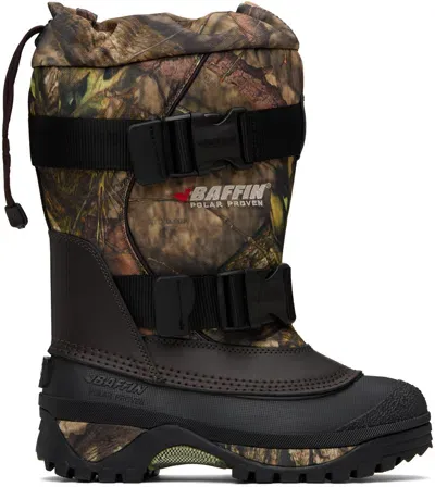 Baffin Khaki Wolf Boots In Mac Mossy Oak