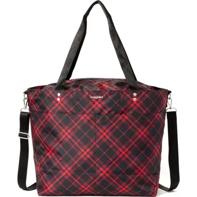 Baggallini Large Carryall  Crossbody Tote Bag In Red