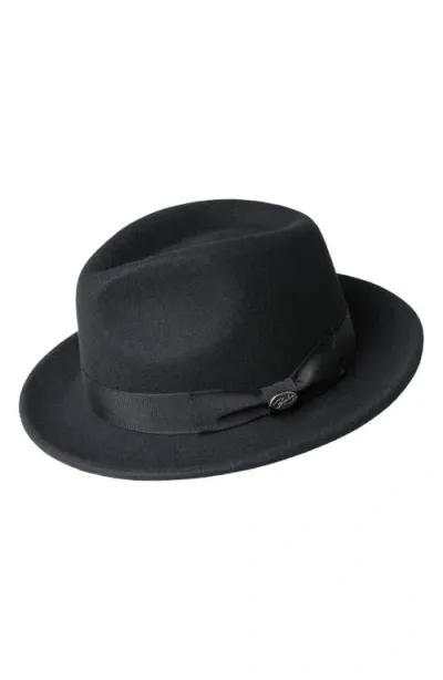 Bailey Maglor Wool Felt Fedora In Black