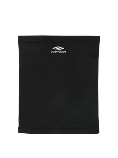 Balenciaga 3b Sports Icon Scarves In Black