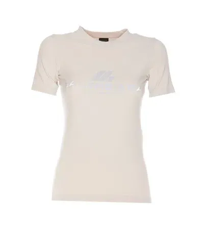 Balenciaga Actiwear Fitted T-shirt In White