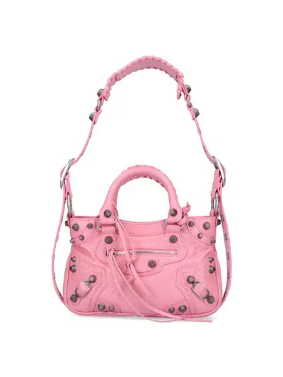 Balenciaga Neo Cagole Tote Bag In Pink