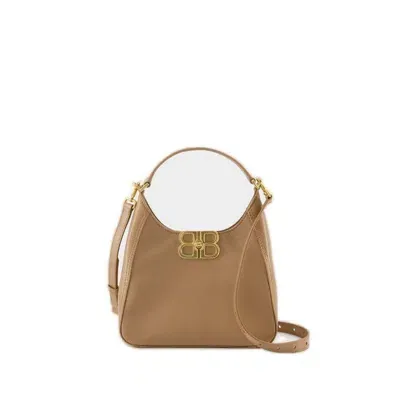 Balenciaga Bb Soft Small Hobo Bag In Beige