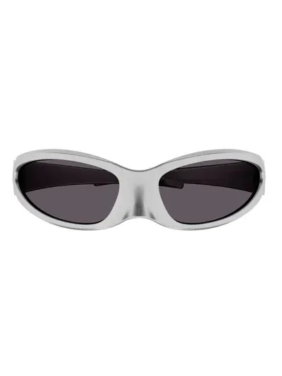 Balenciaga Bb0251s Sunglasses In Silver Silver Grey