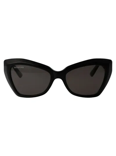 Balenciaga Bb0271s Sunglasses In 001 Black Black Grey