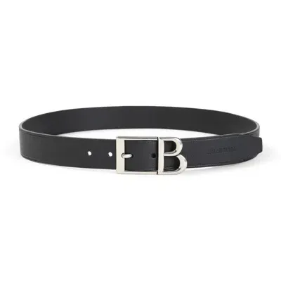 Balenciaga Classic B 35 Belt In Black