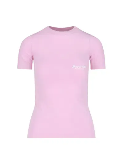 Balenciaga Beverly Hills Fitted T In Pink