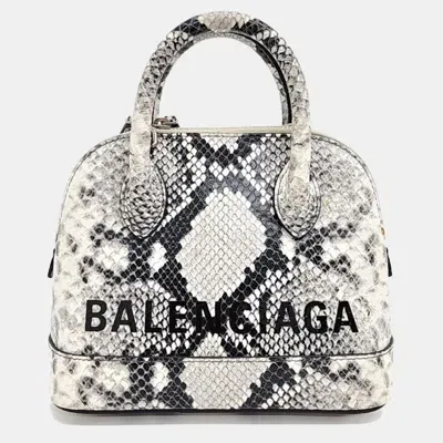 Pre-owned Balenciaga Bill Top Handle Bag Xxs In Multicolor