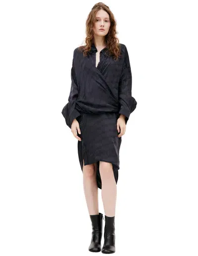 Balenciaga Black Shirt Dress