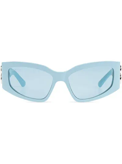 Balenciaga Bossy Sunglasses In Blue