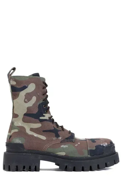 Balenciaga Camo Lace In Multi