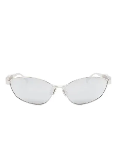 Balenciaga Cat-eye Sunglasses In Silver