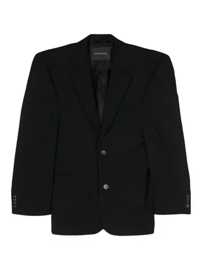 Balenciaga Casual Jacket In Black