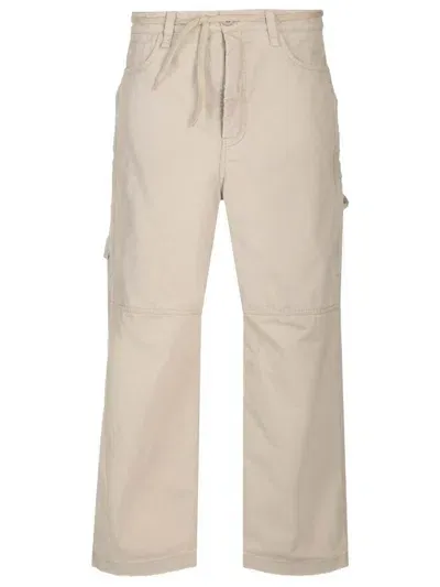 Balenciaga Cropped Cargo Pants In Beige