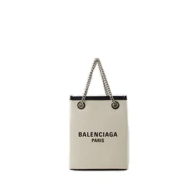 Balenciaga Duty Free Phone Holder In Beige