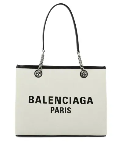 Balenciaga Duty Free Shoulder Bags In White