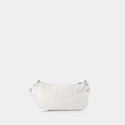 Balenciaga Essex Small Shoulder Bag In White