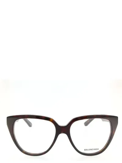 Balenciaga Eyeglasses In Brown