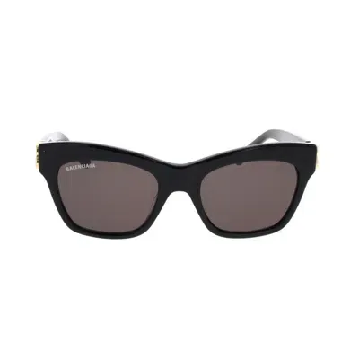 Balenciaga Sunglasses In 001 Black Gold Grey