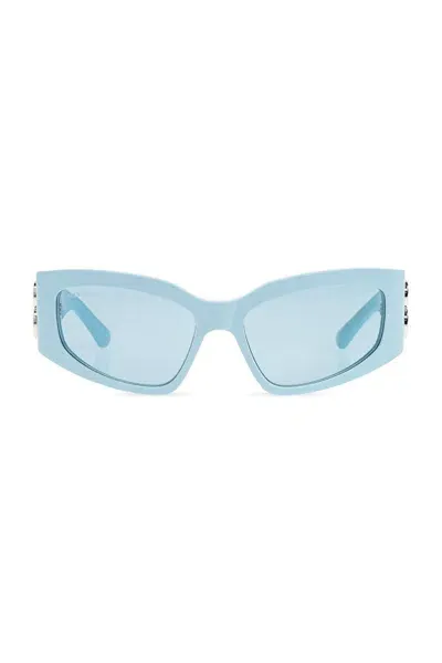 Balenciaga Eyewear Bossy Cat In Blue