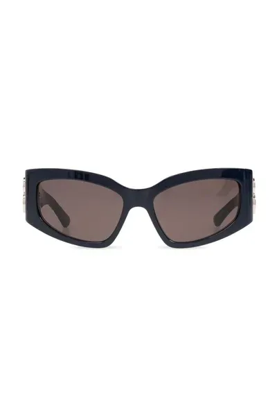 Balenciaga Eyewear Bossy Cat In Navy