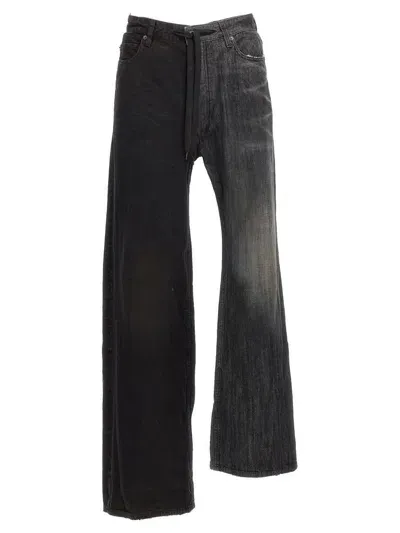 Balenciaga Fifty-fifty Jeans Black