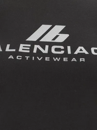 Balenciaga Fitted T-shirt In Black