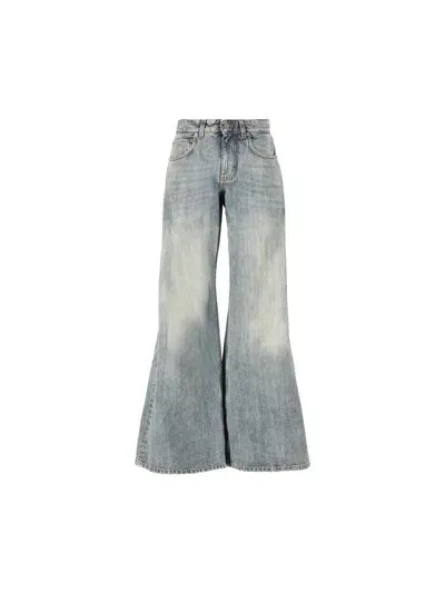 Balenciaga Flared Jeans In Blue